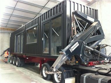 20 fots transportcontainerhytte
